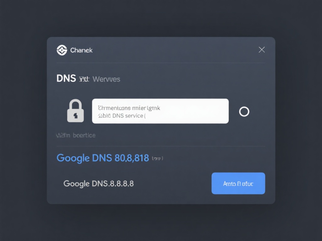 VPN无法翻墙?手把手教你三分钟快速恢复 检查DNS设置是否被锁定。如果有异常,可以手动修改